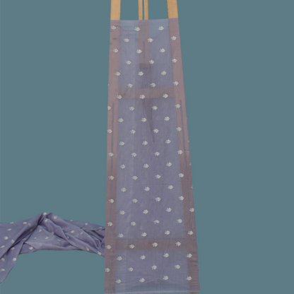 Move Color Chanderi Booti Fabric