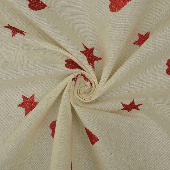 Cotton Embroidery Fabric (Cut Pieces 3Mtr)