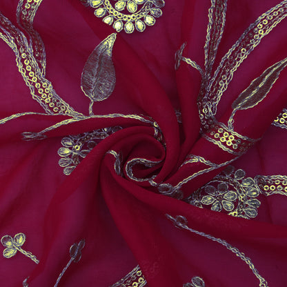 Georgette Embroidery Fabric