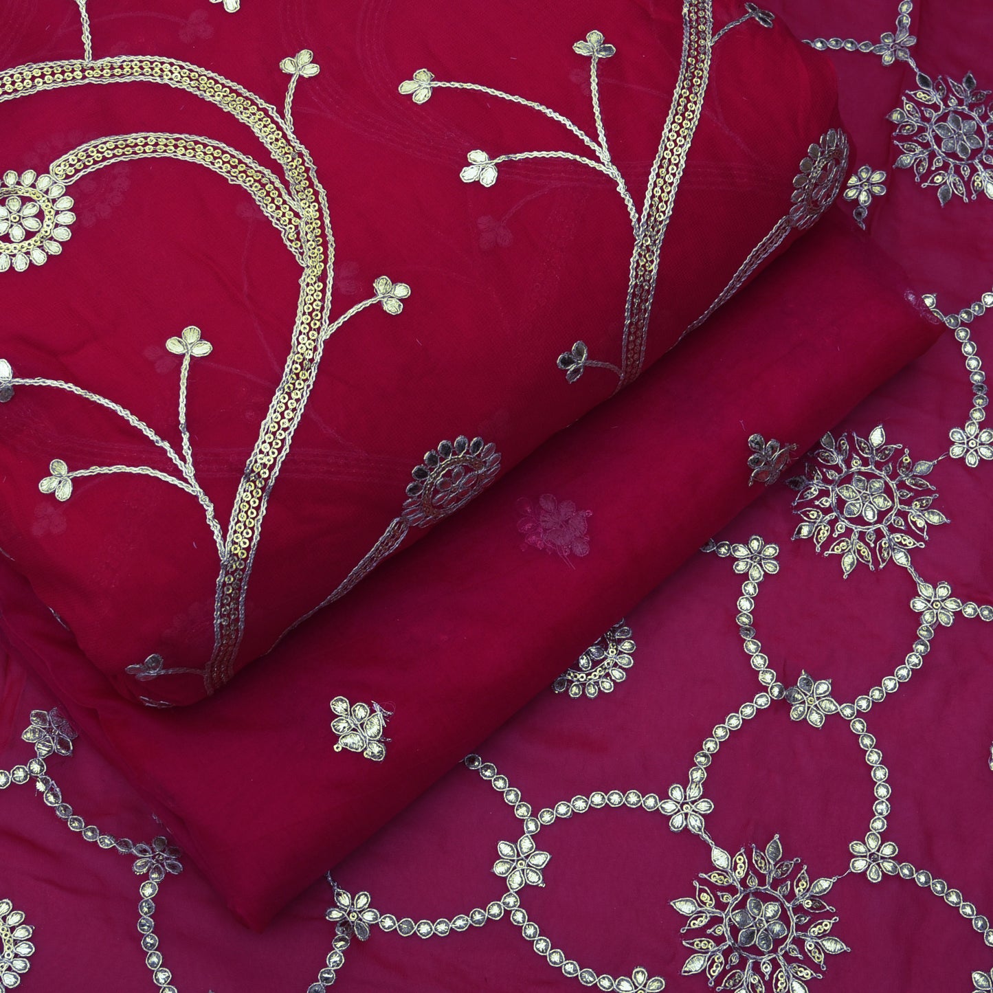 Georgette Embroidery Fabric