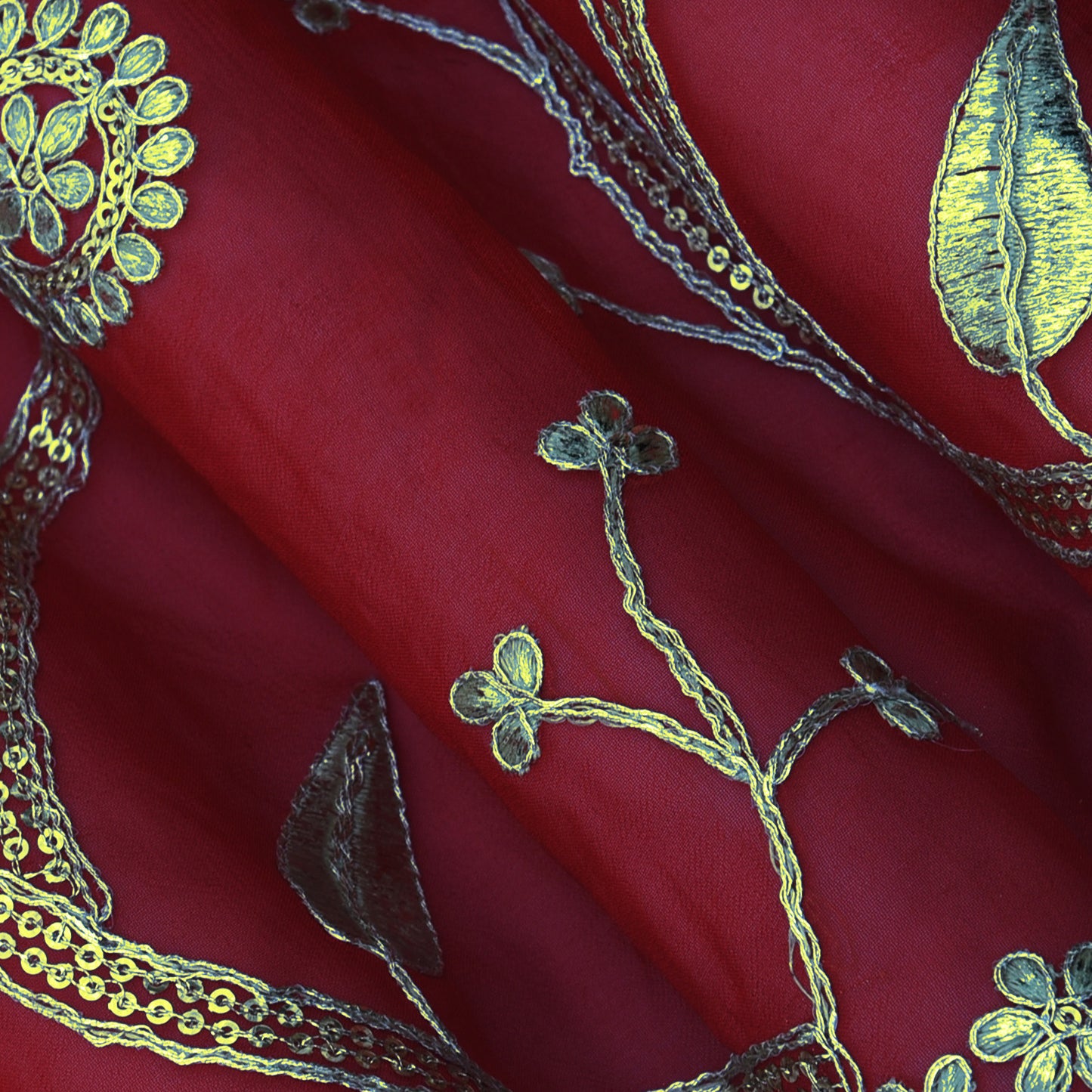 Georgette Embroidery Fabric