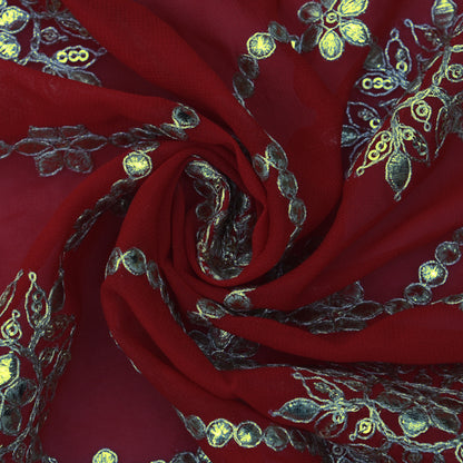 Georgette Embroidery Fabric