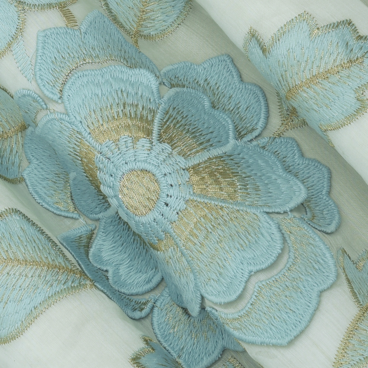 Chanderi Embroidery Fabric