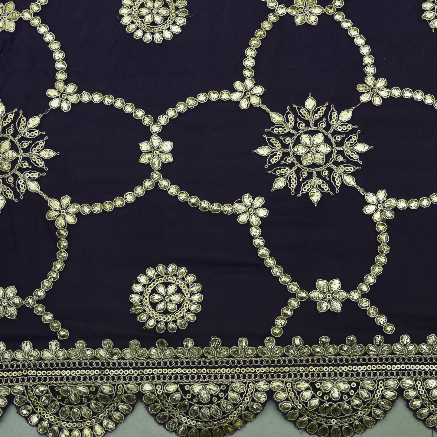 Georgette Embroidery Fabric