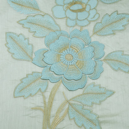 Chanderi Embroidery Fabric