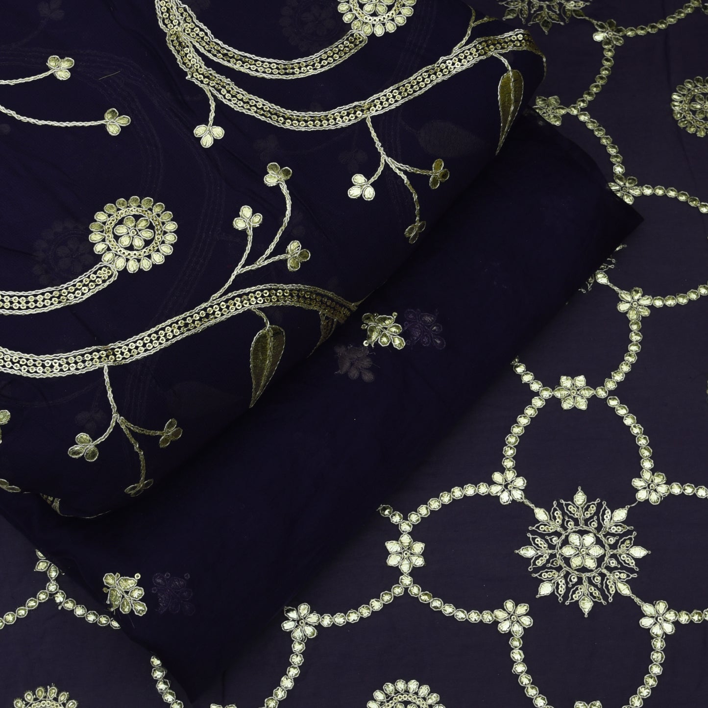 Georgette Embroidery Fabric