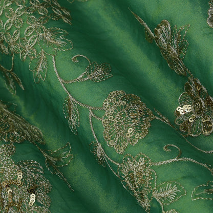 Tissue Sequins Embroidery Fabric