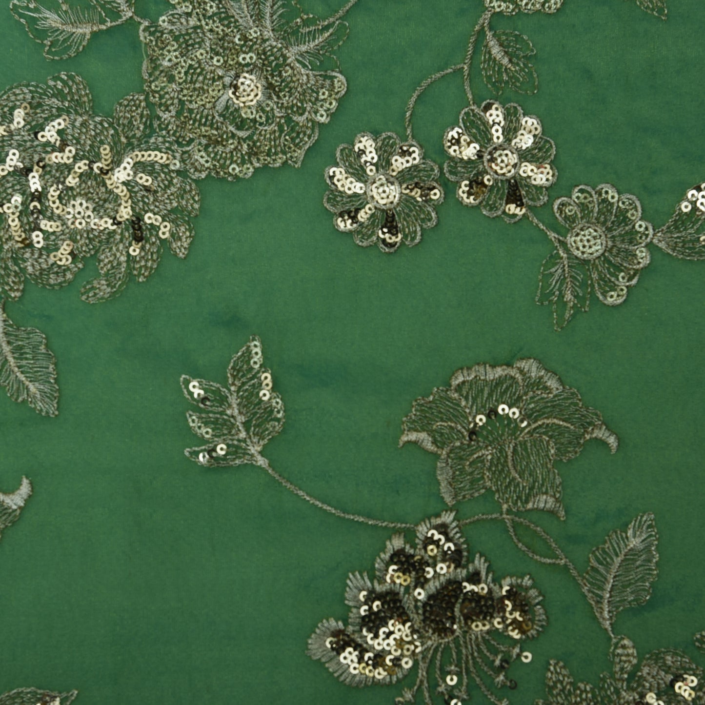 Tissue Sequins Embroidery Fabric