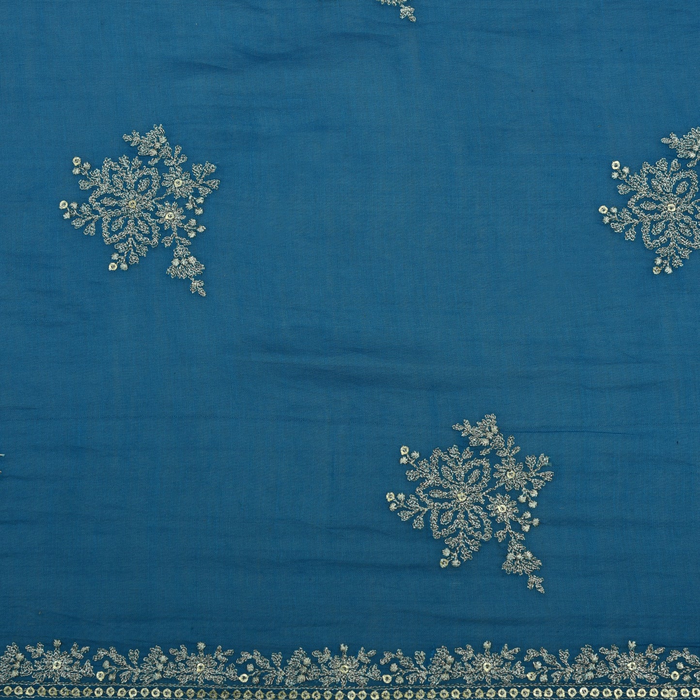 Chanderi Embroidery Fabric