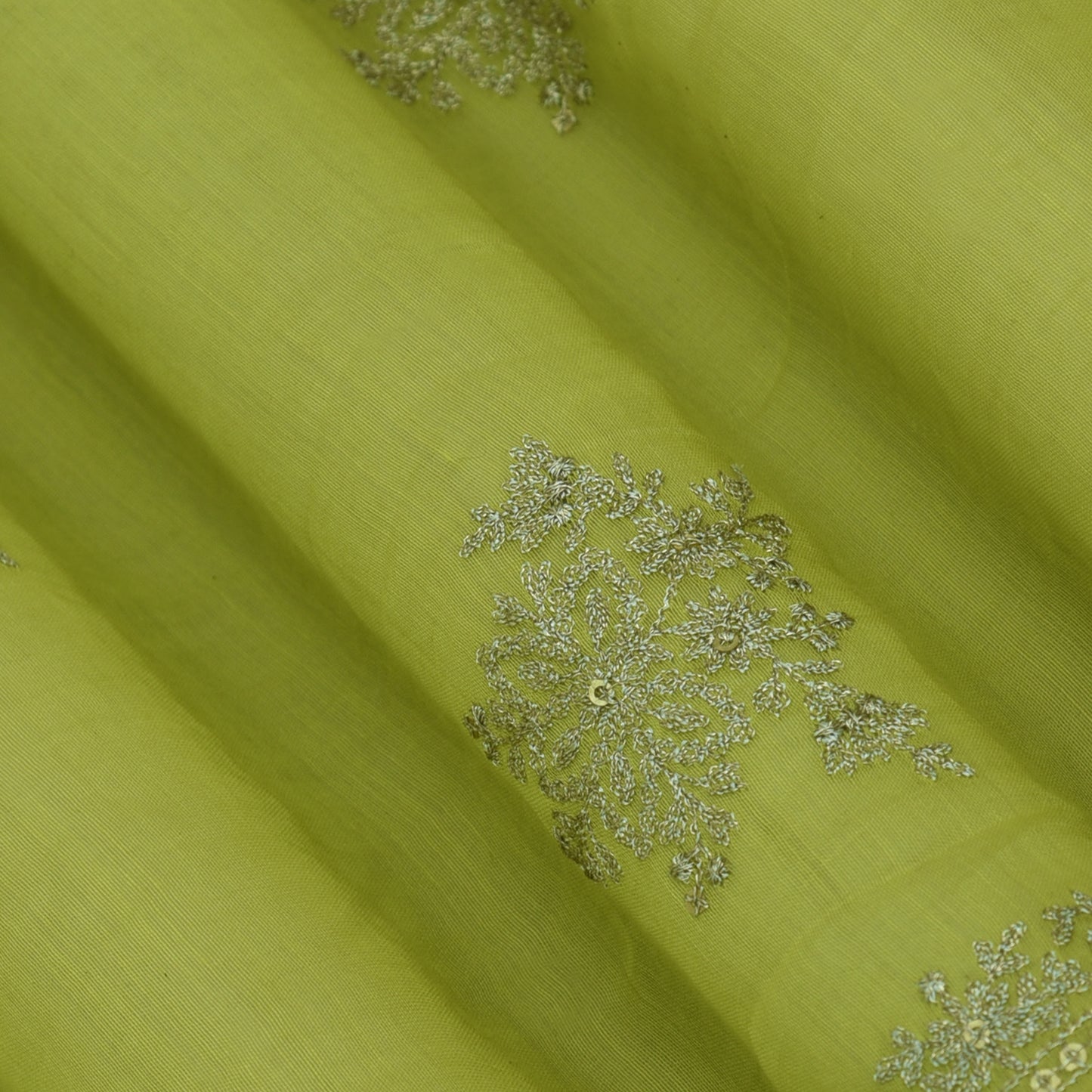 Chanderi Embroidery Fabric