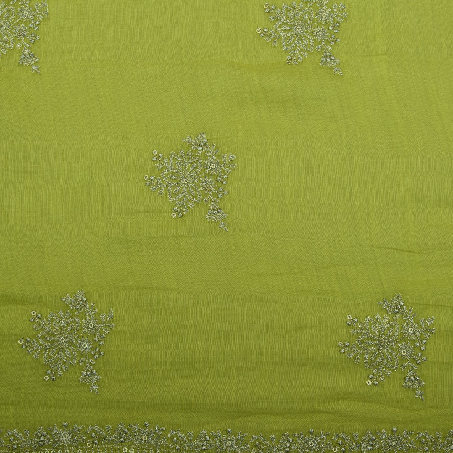 Chanderi Embroidery Fabric