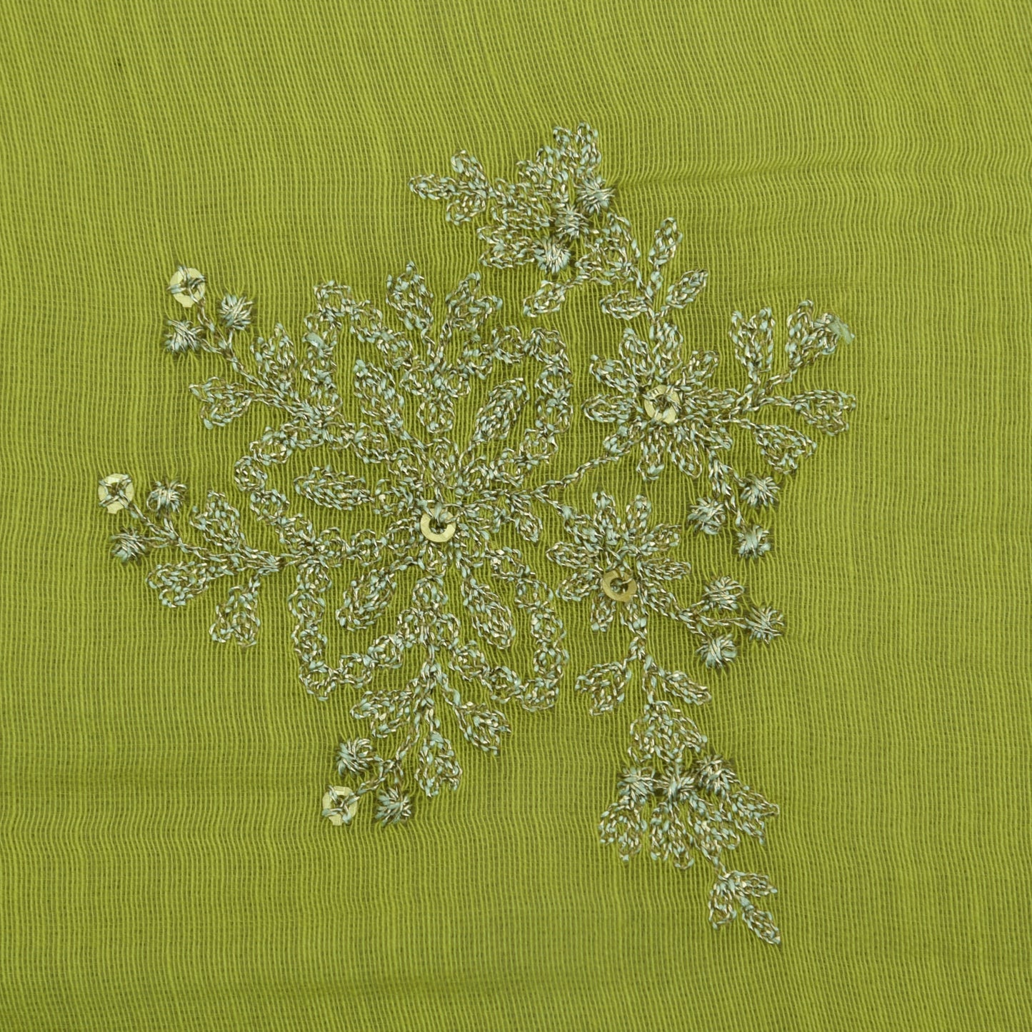 Chanderi Embroidery Fabric