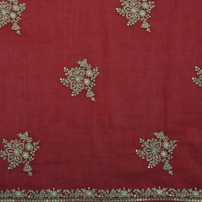 Chanderi Embroidery Fabric