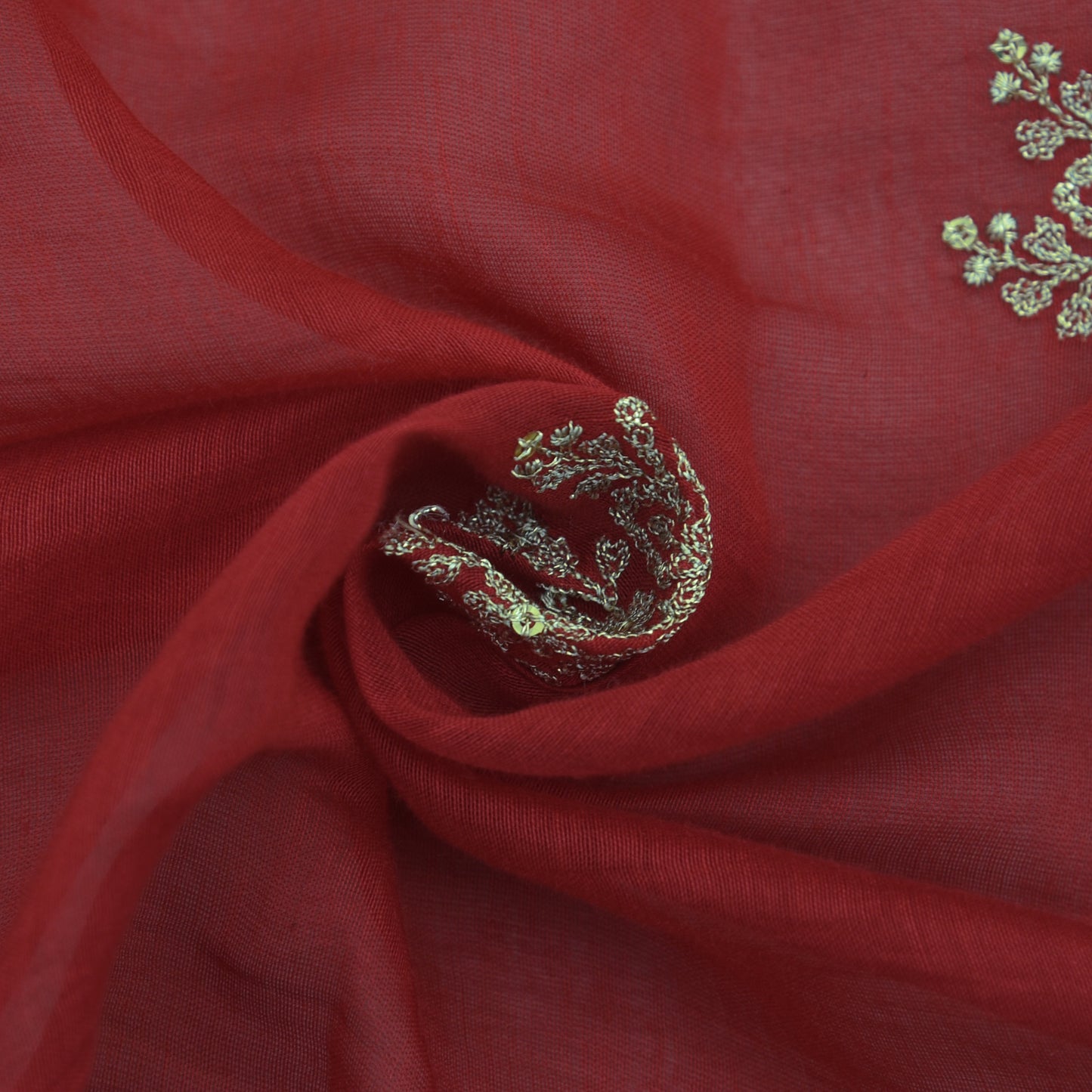 Chanderi Embroidery Fabric