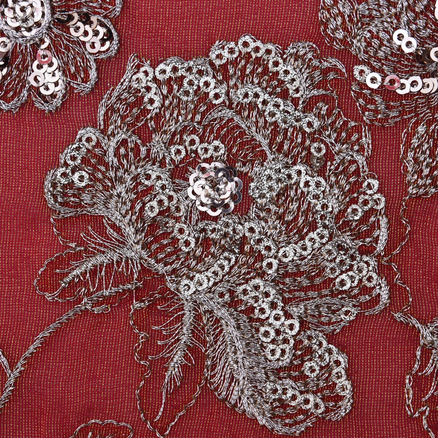 Tissue Sequins Embroidery Fabric