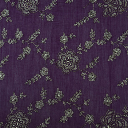 Chanderi Embroidery Fabric