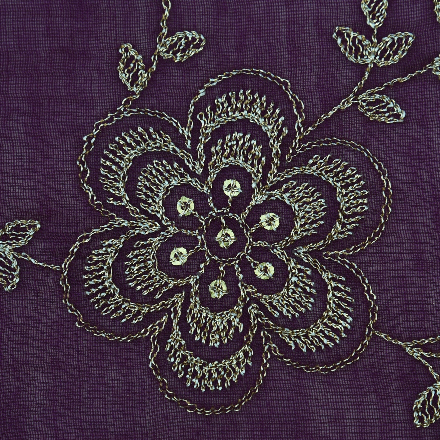 Chanderi Embroidery Fabric