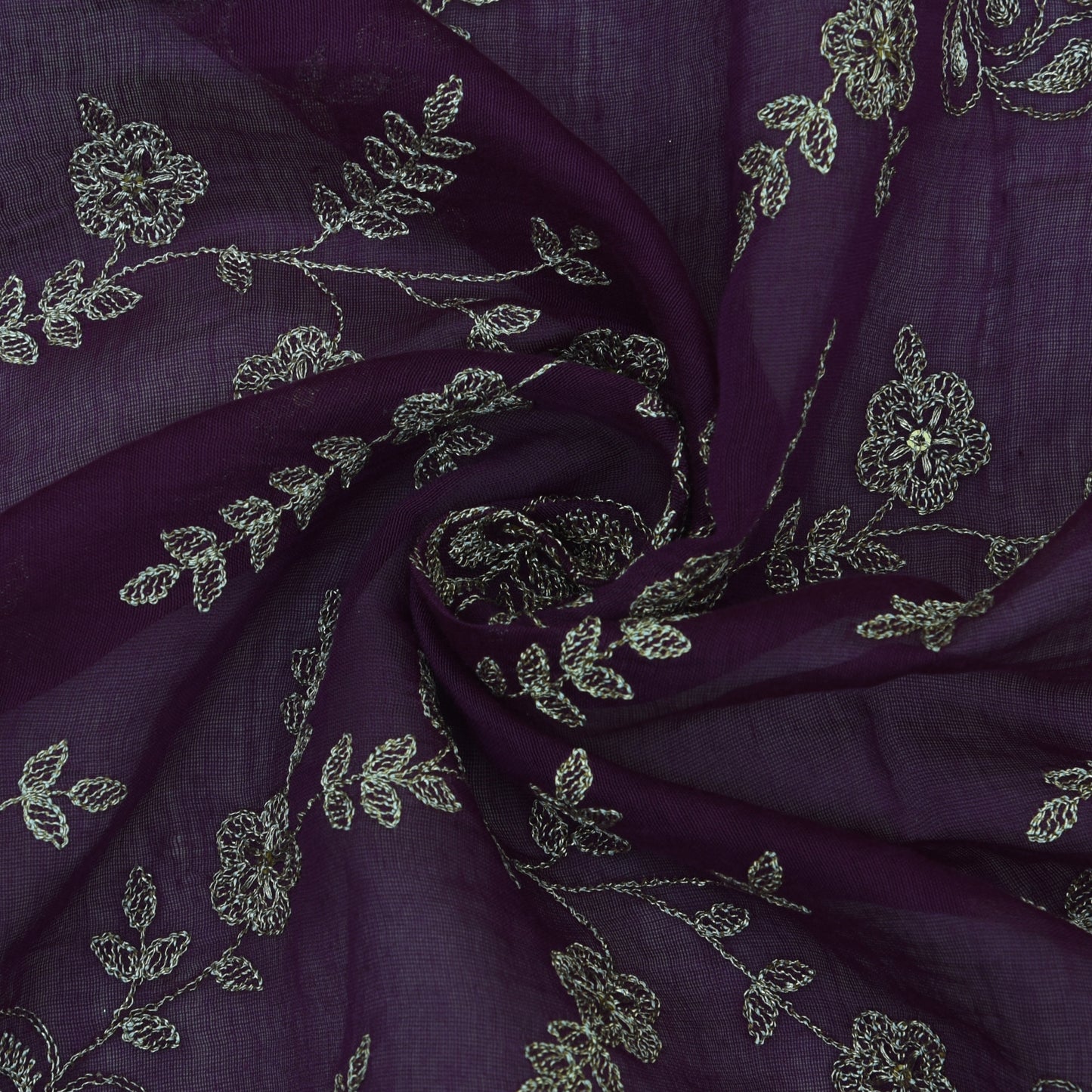 Chanderi Embroidery Fabric