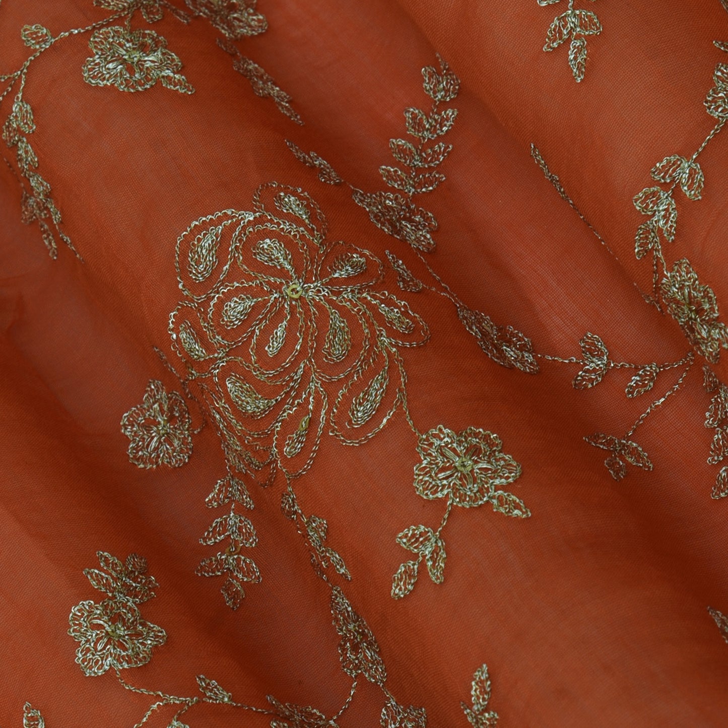 Chanderi Embroidery Fabric