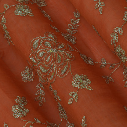 Chanderi Embroidery Fabric