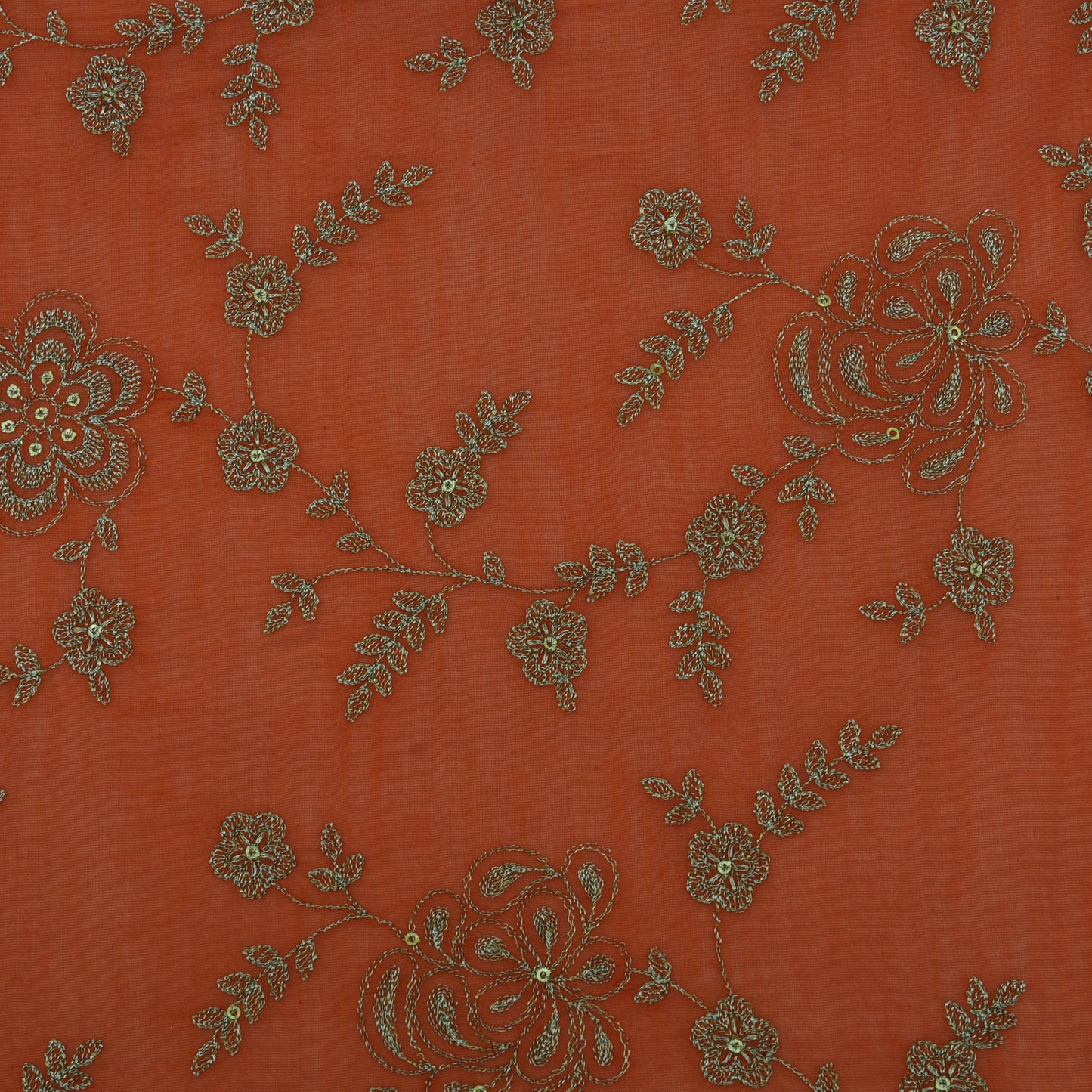 Chanderi Embroidery Fabric