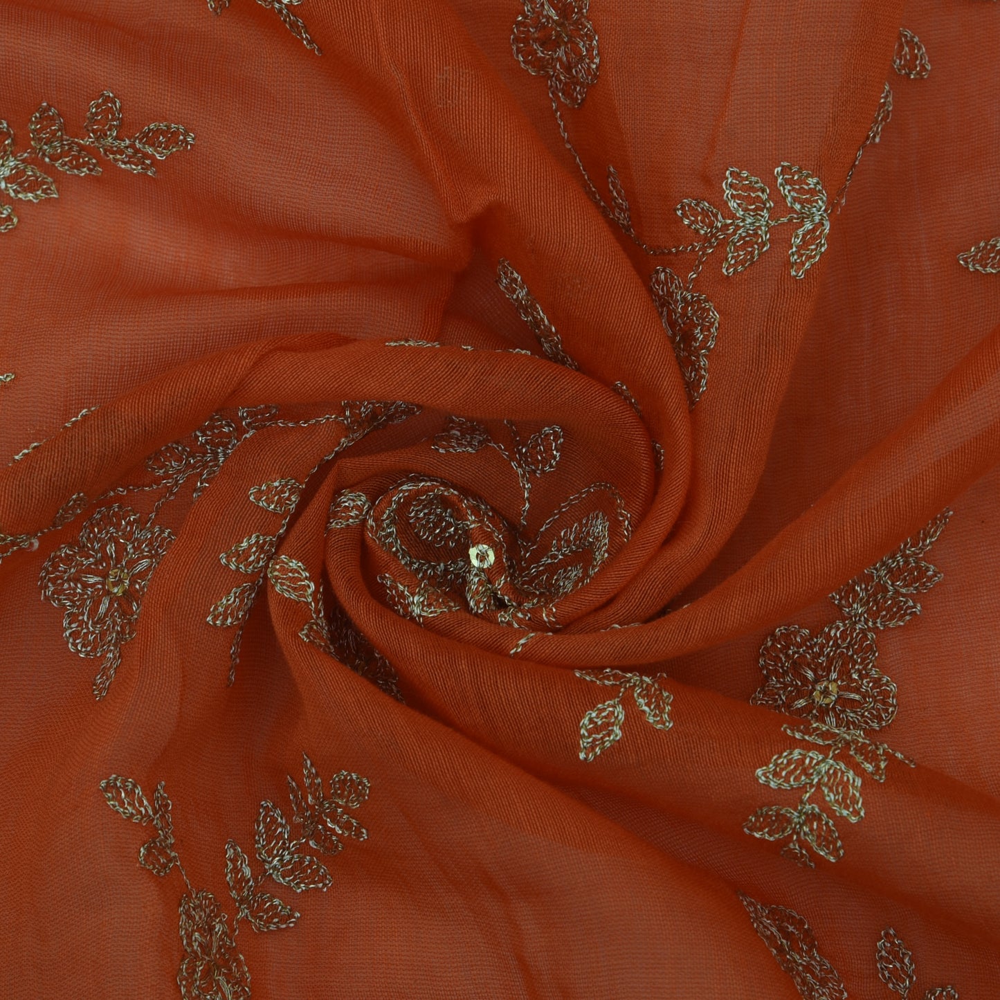 Chanderi Embroidery Fabric