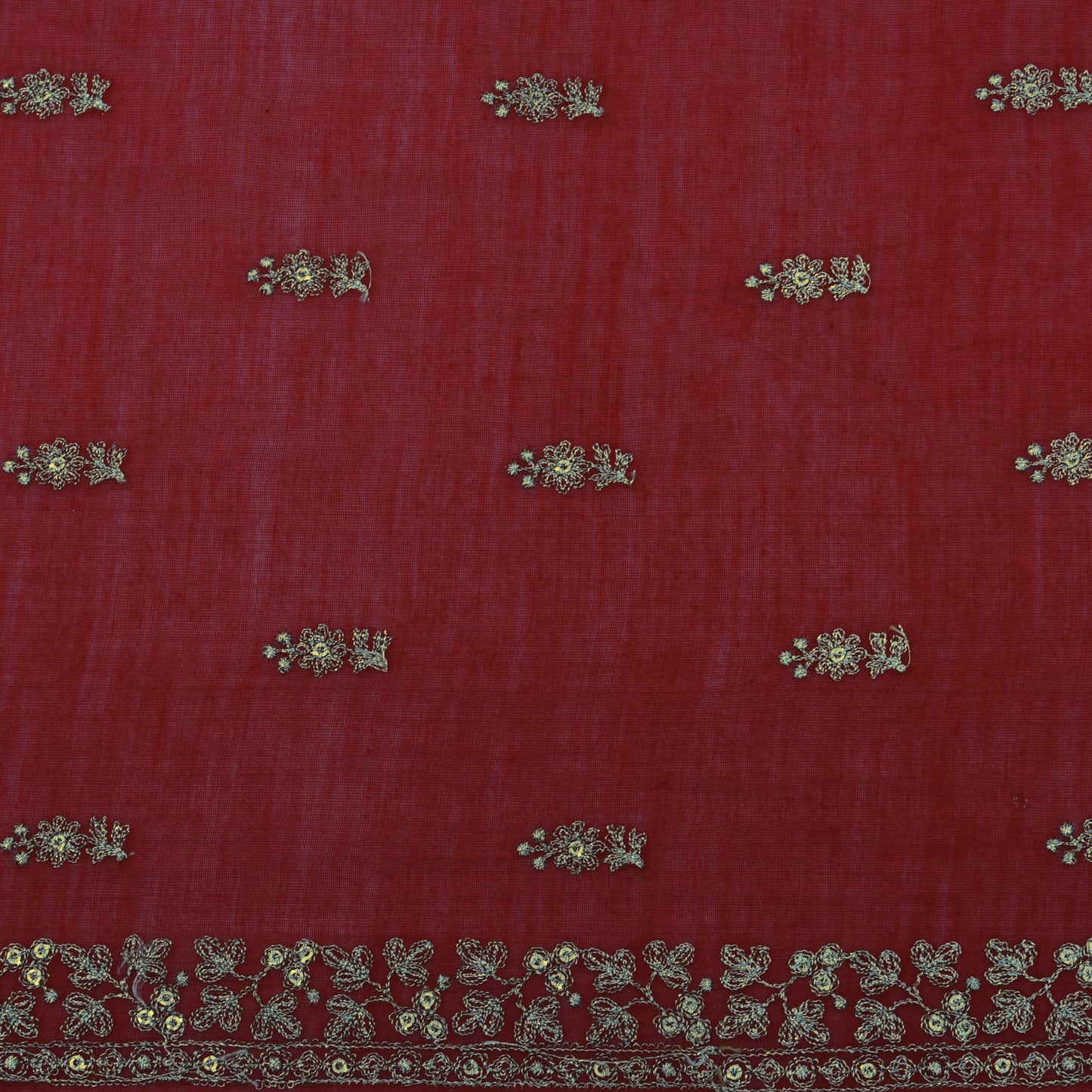 Chanderi Embroidery Fabric