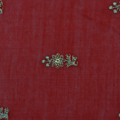 Chanderi Embroidery Fabric