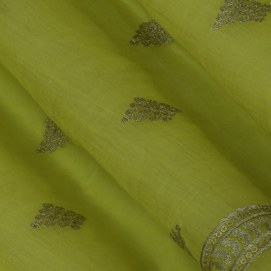 Chanderi Embroidery Fabric