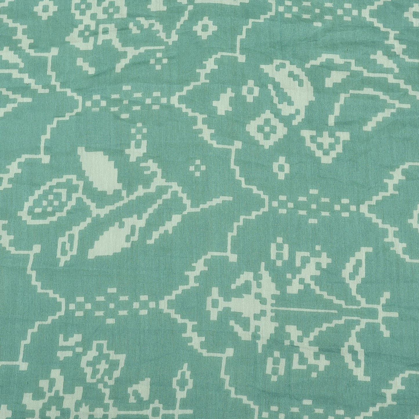 Chanderi Print Fabric