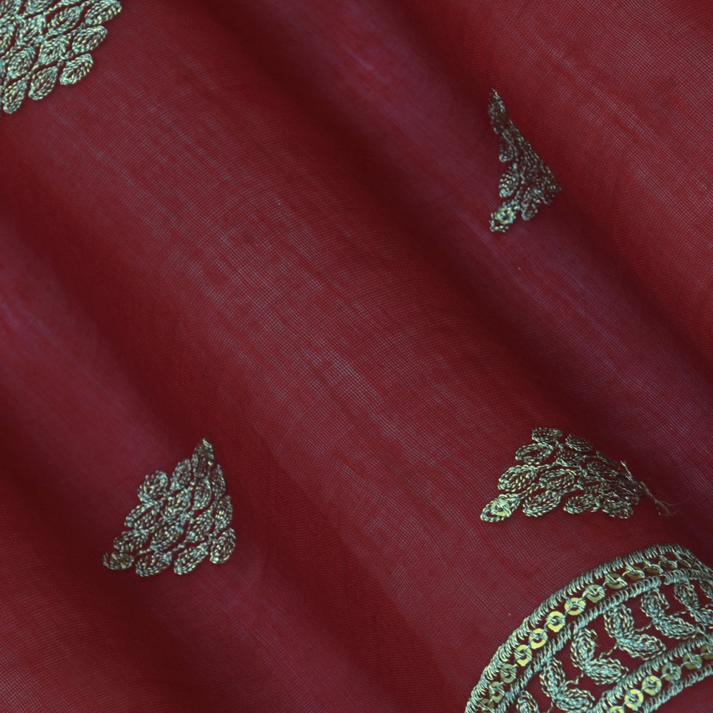 Chanderi Embroidery Fabric