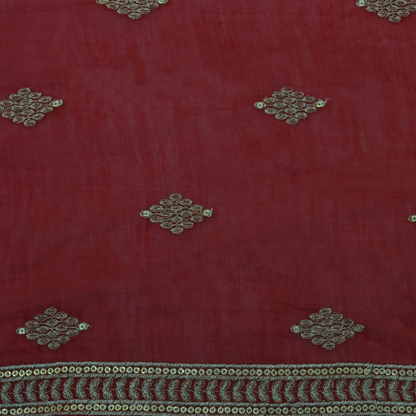 Chanderi Embroidery Fabric