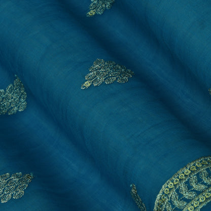 Chanderi Embroidery Fabric