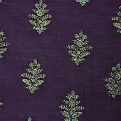 Chanderi Embroidery Fabric