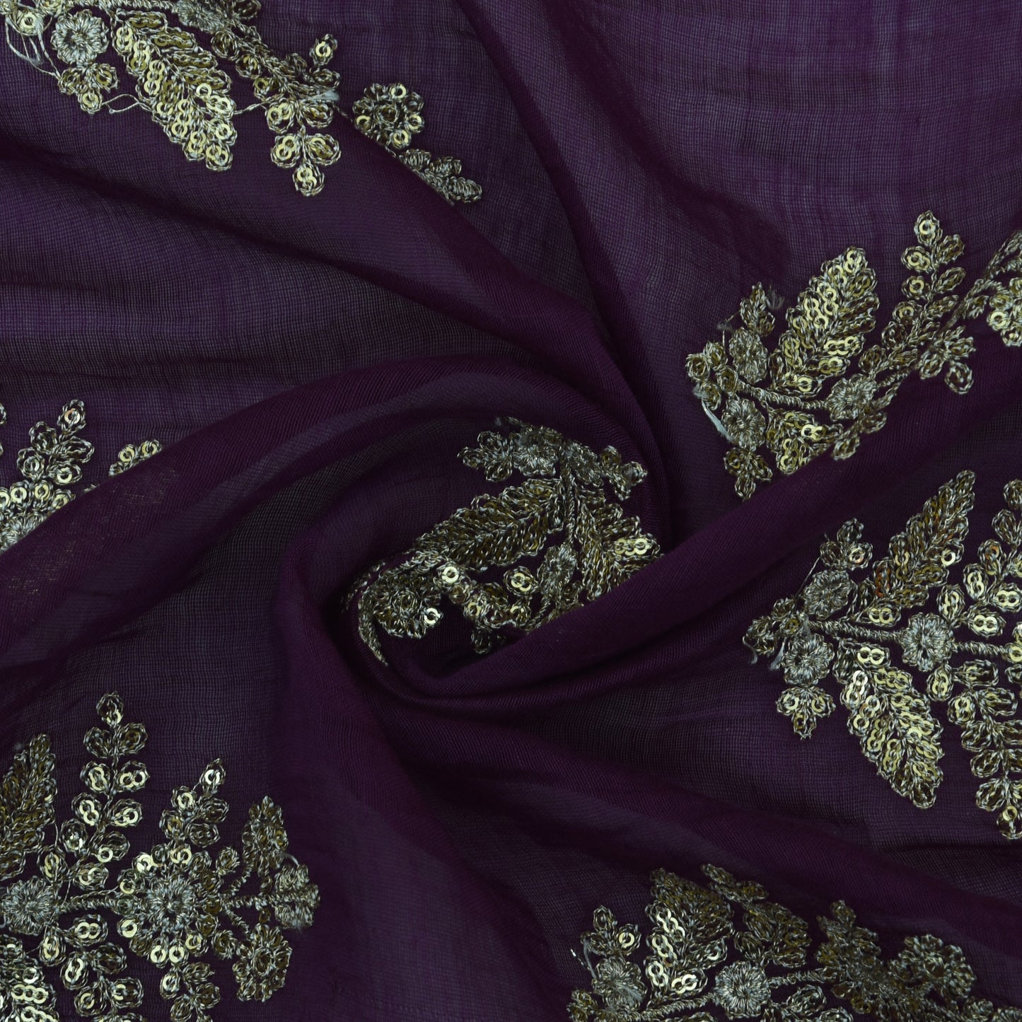 Chanderi Embroidery Fabric