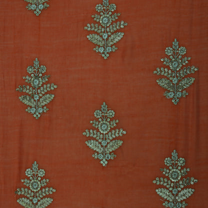 Chanderi Embroidery Fabric