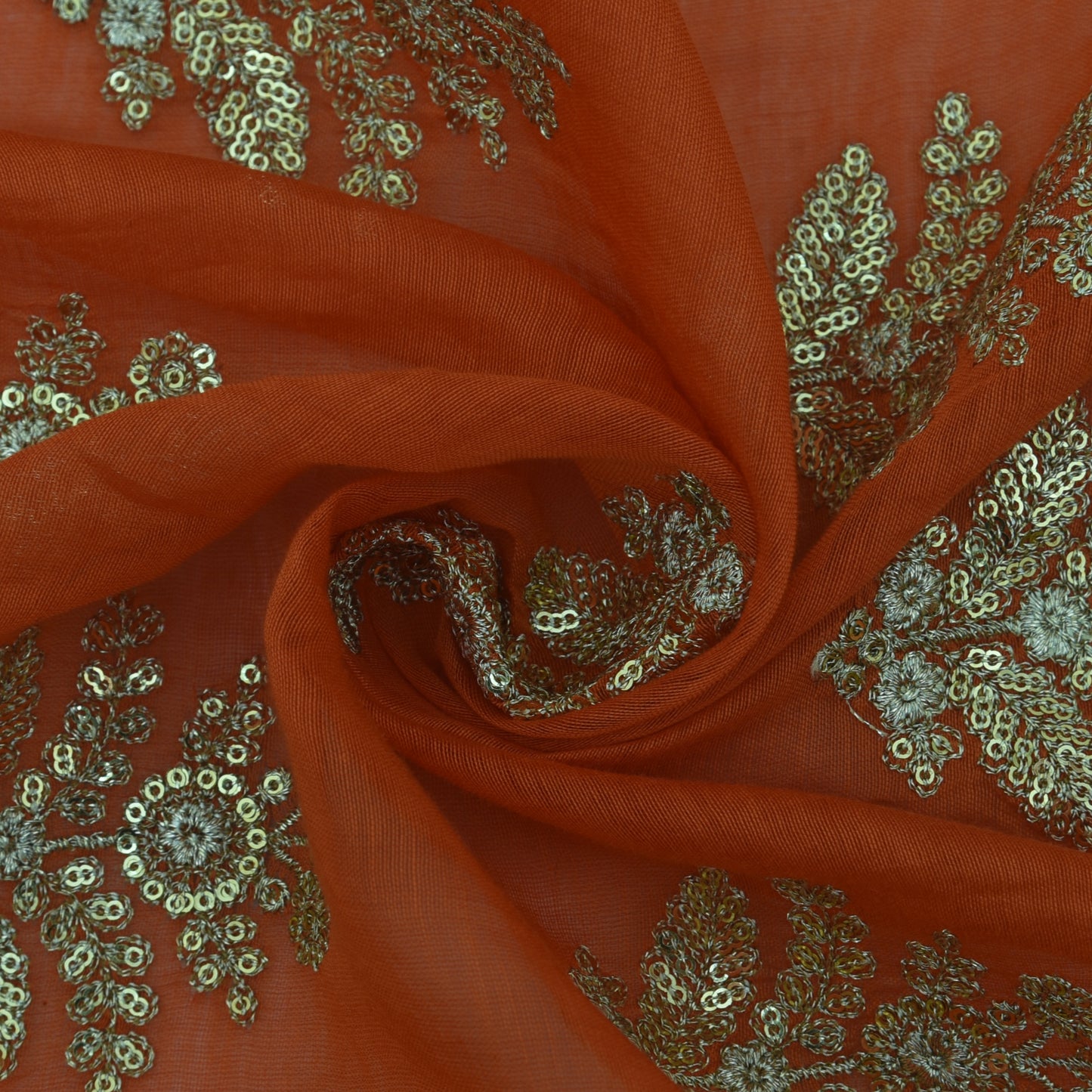 Chanderi Embroidery Fabric