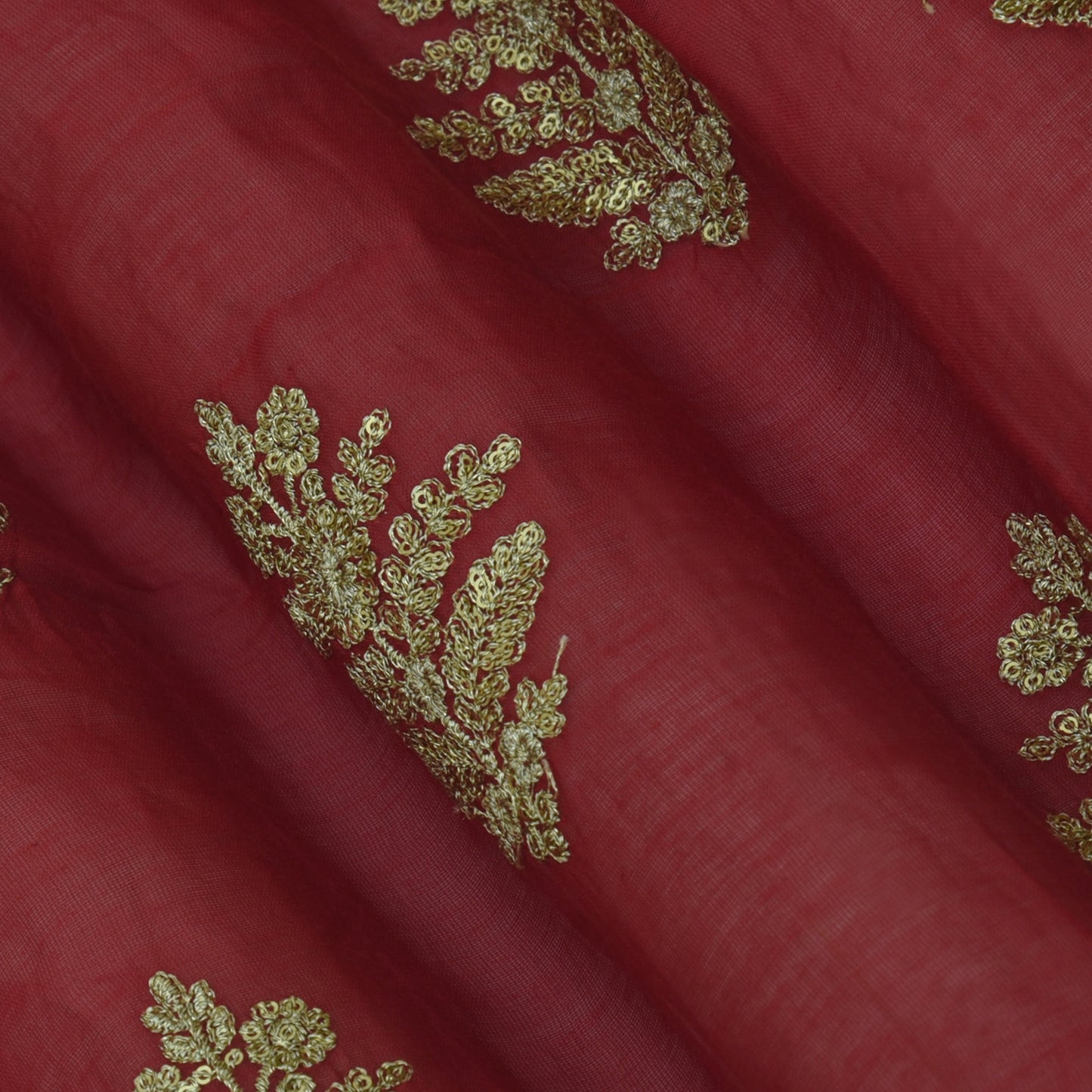 Chanderi Embroidery Fabric