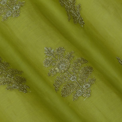 Chanderi Embroidery Fabric