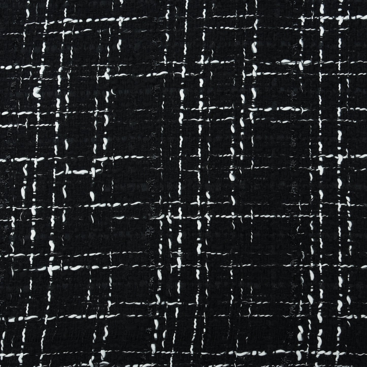 Black Color Heavy Woolen Shimmer Fabric