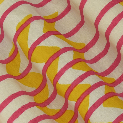 Chanderi Print Fabric