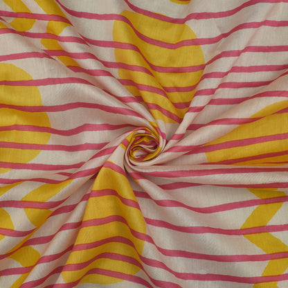 Chanderi Print Fabric