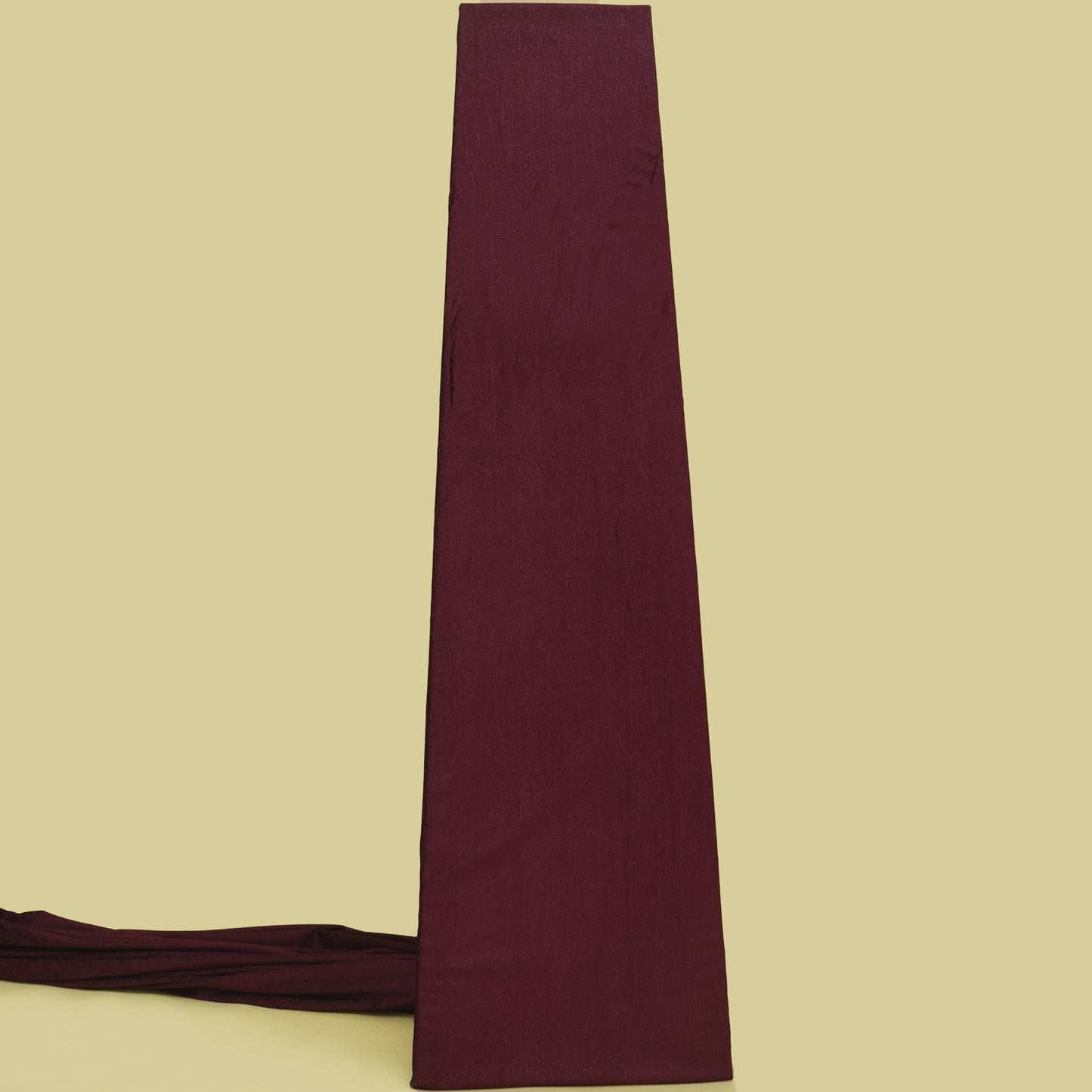 Maroon Color Velvet Lycra Stripe Shimmer Fabric