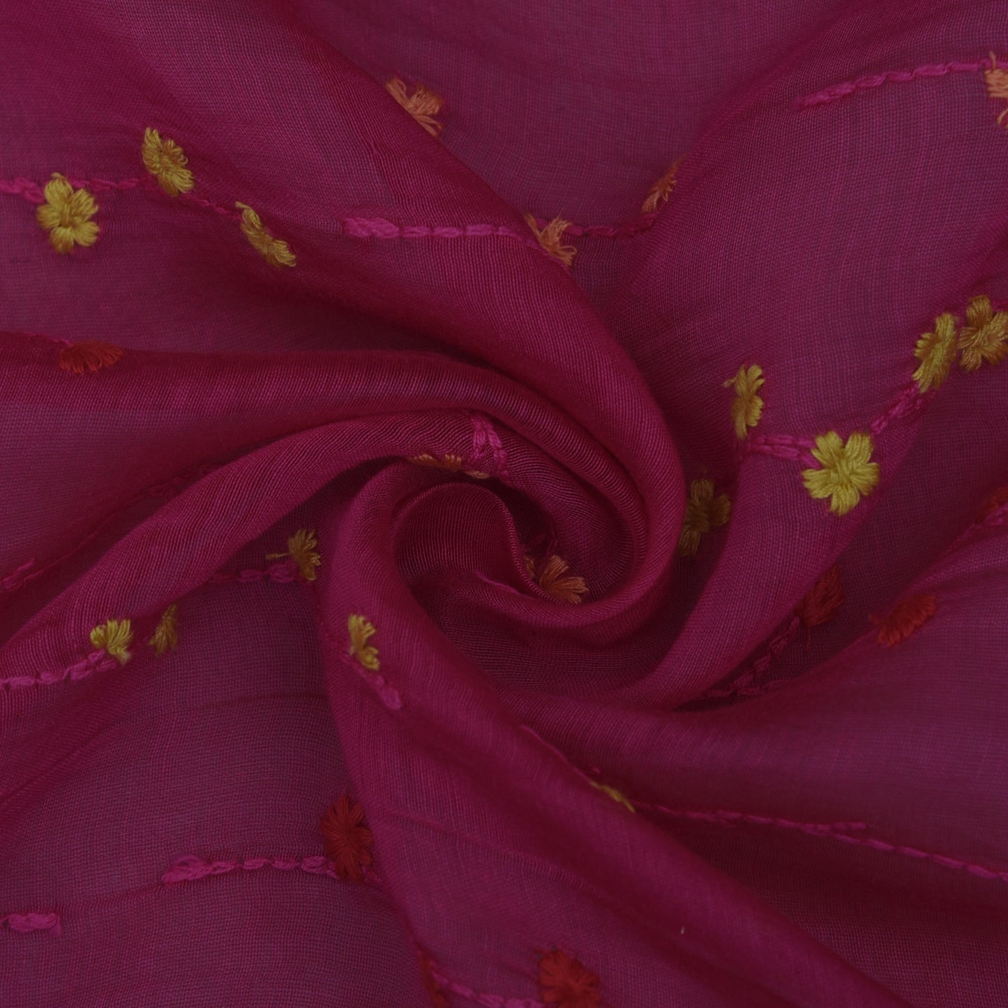 Chanderi Embroidery Fabric