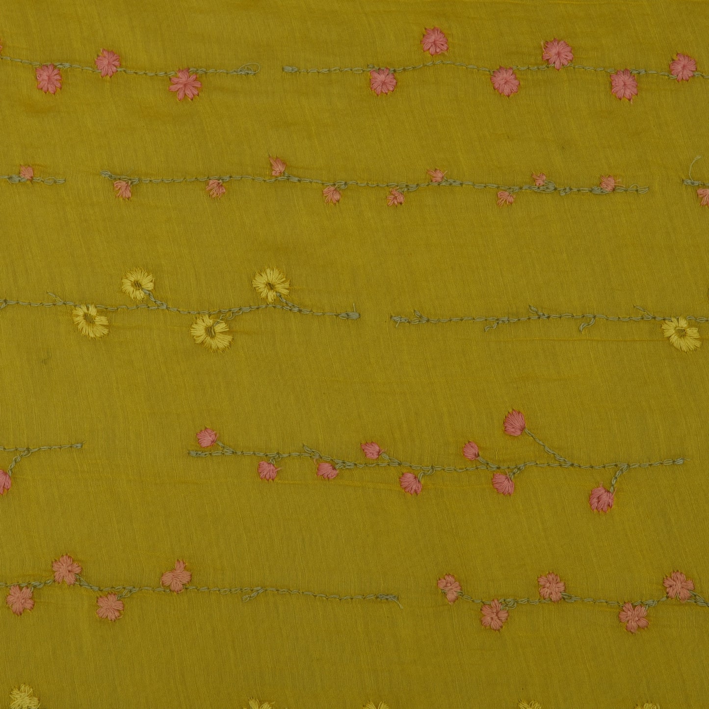 Chanderi Embroidery Fabric