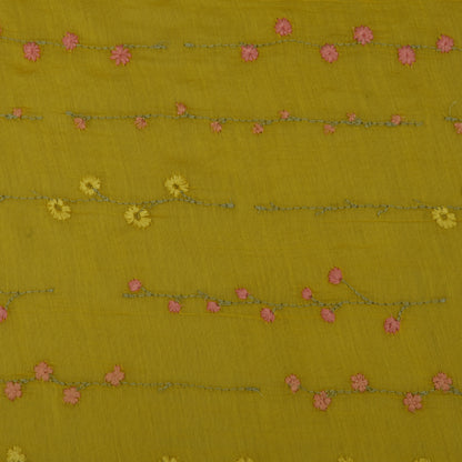 Chanderi Embroidery Fabric