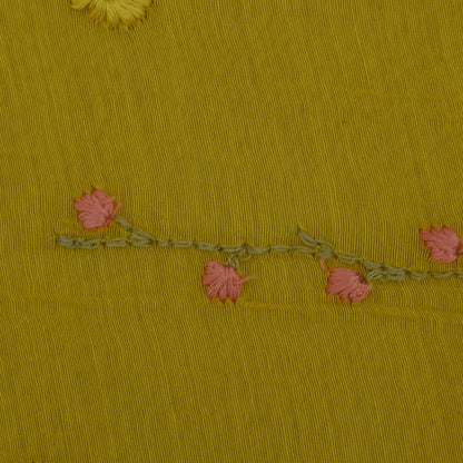 Chanderi Embroidery Fabric