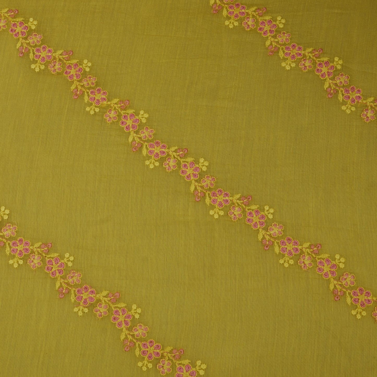 Chanderi Embroidery Fabric