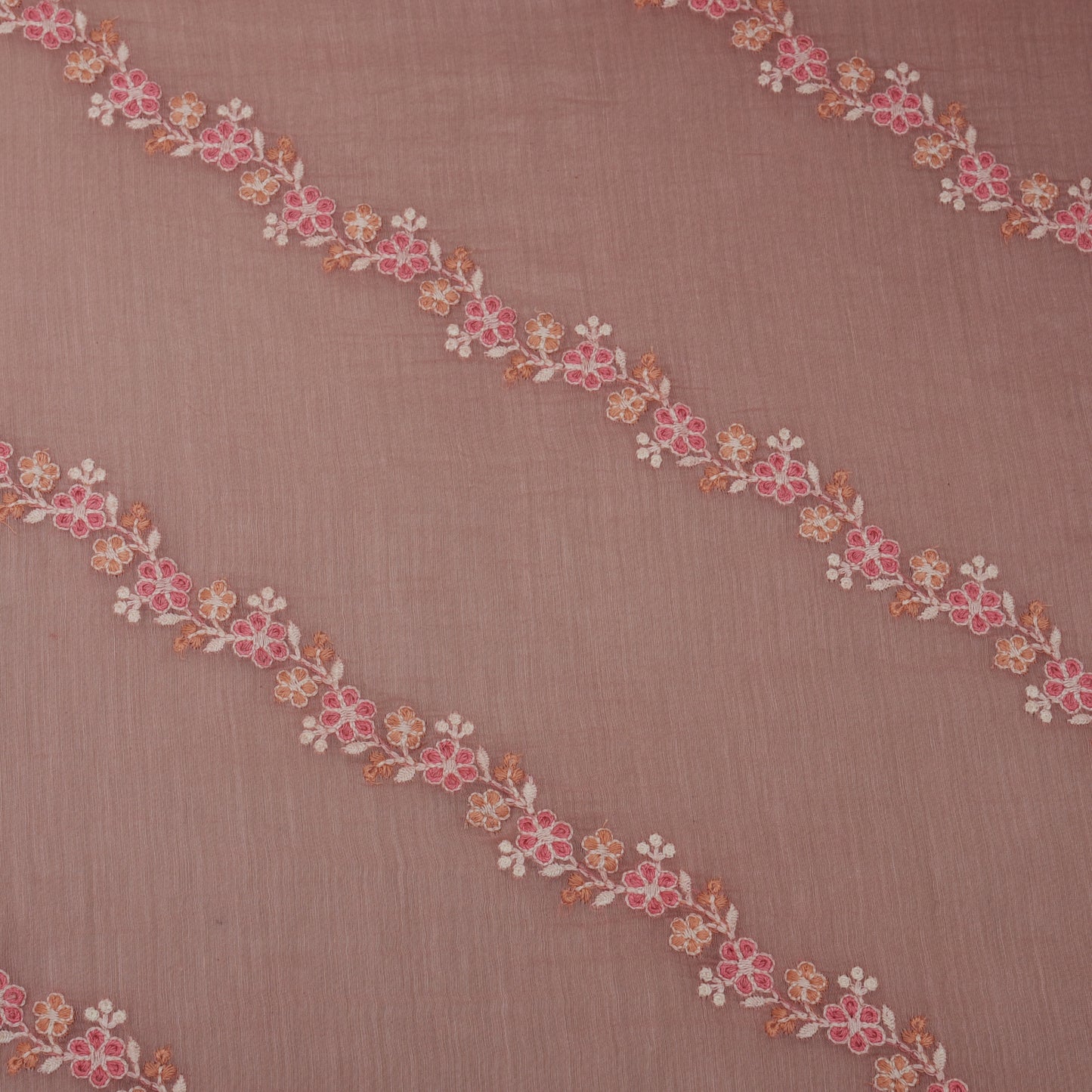 Chanderi Embroidery Fabric