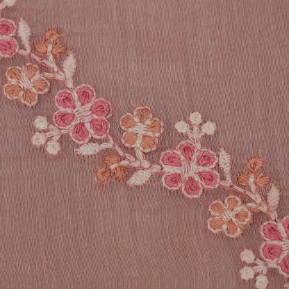 Chanderi Embroidery Fabric